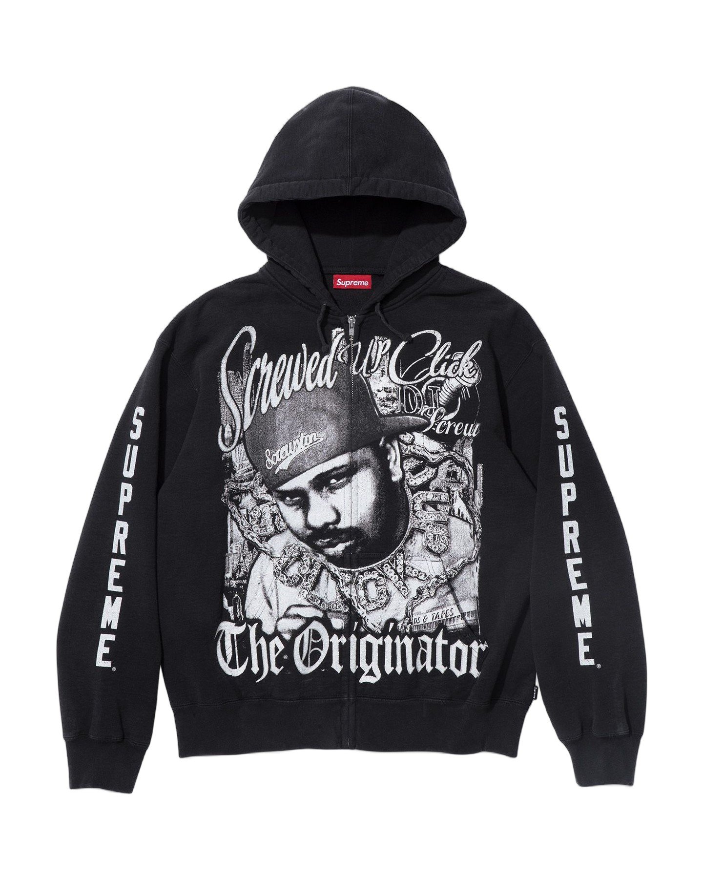 Supreme/DJ Screw Zip Up Hooded Sweatshirt view 8